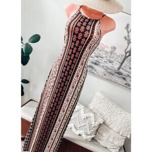 Wander + Bloom Desertlight cottagecore Boho bodycon maxi dress